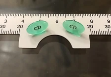 Original Nose Pads For Christian Dior So Real Mirror Sunglasses Green