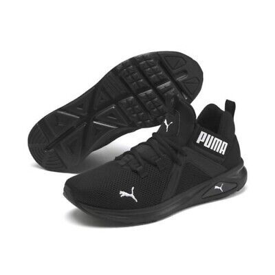 Puma enzo hotsell black and white