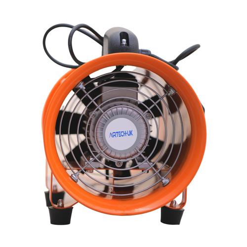 Portable Industrial Ventilator Axial Blower Workshop Extractor Fan 12" with Duct - Picture 9 of 10
