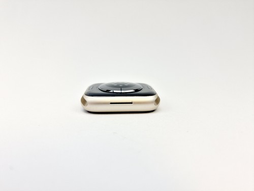 Apple Watch Series 7 A2474 45mm Starlight GPS L Pasek Różowy 100% bateria Klasa C - Zdjęcie 7 z 12
