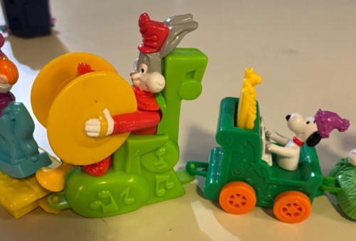 1994 McDonalds Happy Birthday Train Set Happy Meal Toys Lot Of 14 - Picture 10 of 15