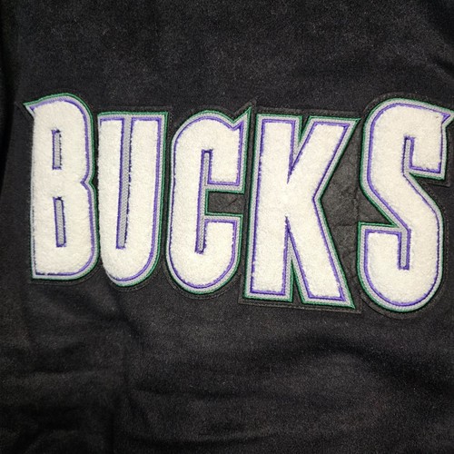 NWT Mitchell Ness Milwaukee Bucks Legacy Wool Varsity Letterman Jacket 2XL $350 - Picture 12 of 12