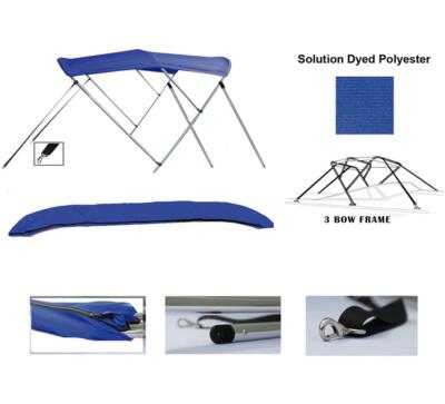 3-Bow Aluminum Bimini Top Compatible with Regal 2150 LSC 1997-2002