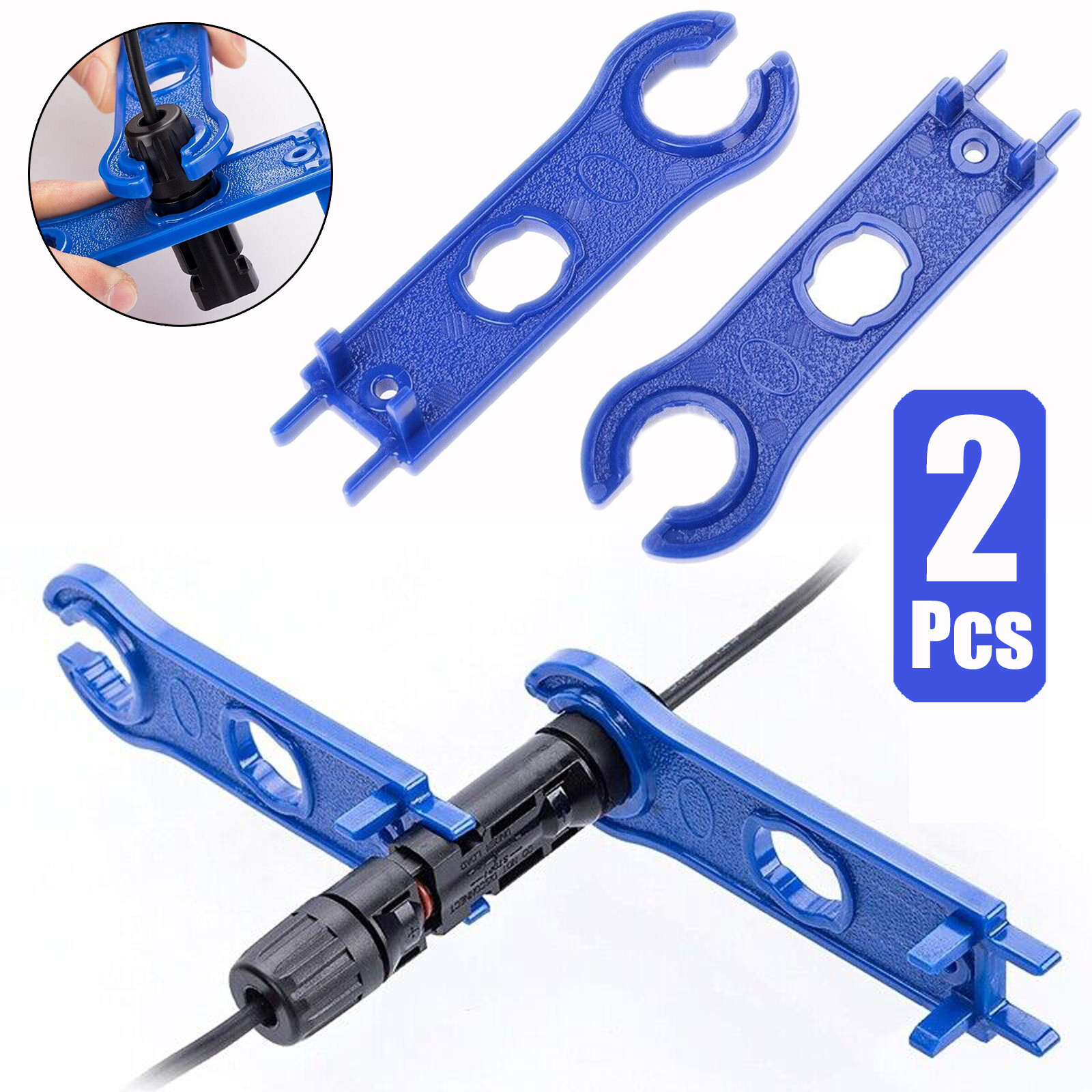 Solar Panel Connector Key Tools Male/Female Plug Removal disconnect