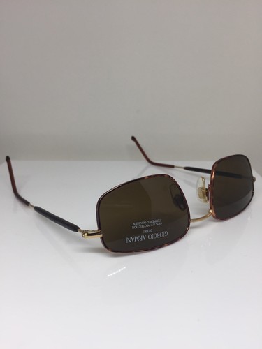 Vintage Giorgio Armani Sunglasses GA 637 C. 721 Tortoise & Shiny Gold 50mm Italy - Picture 9 of 12