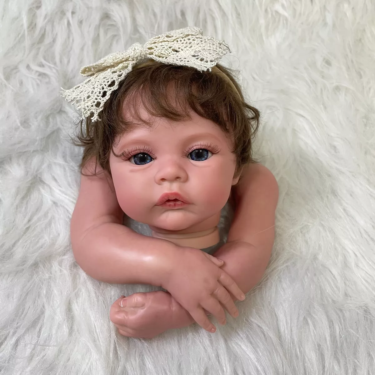 Meadow Reborn Doll, Rooted Hair Reborn, Reborn Doll Hair