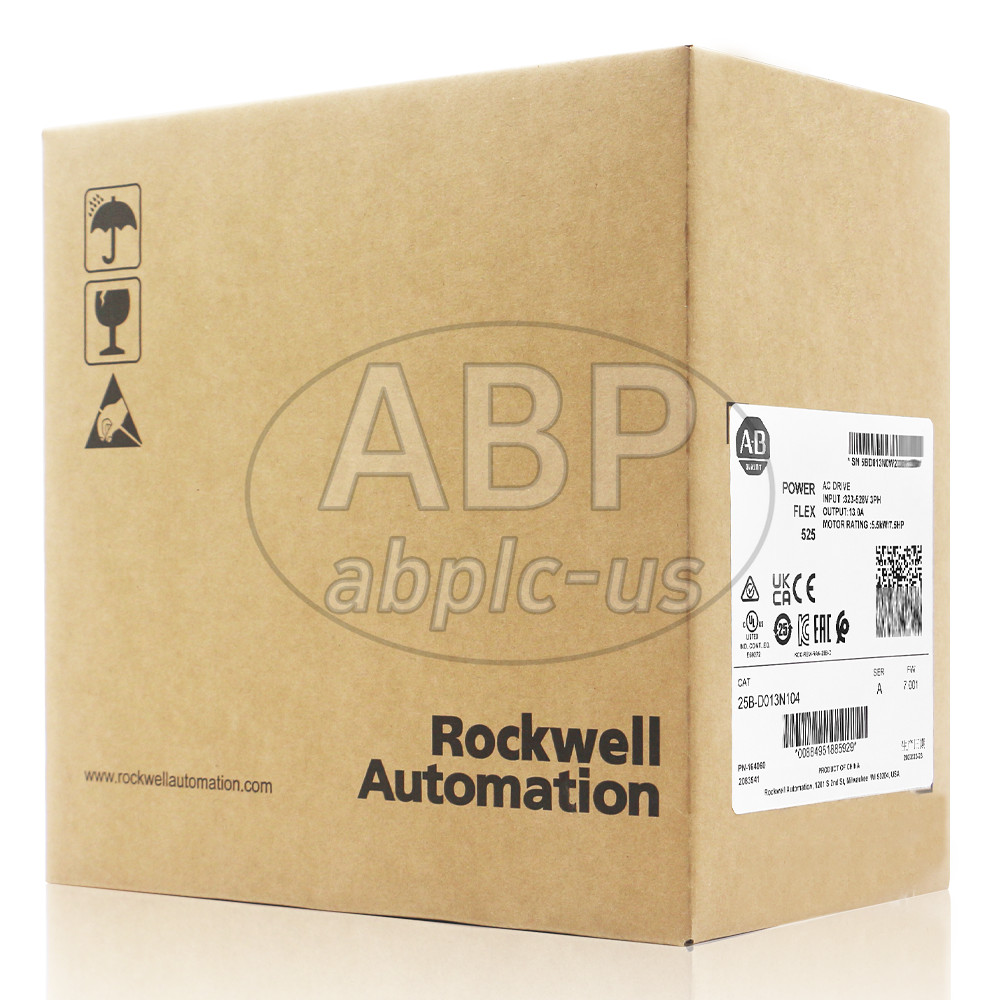 New Allen-Bradley 25B-D013N104 PowerFlex 525 5.5kW (7.5Hp) AC Drive