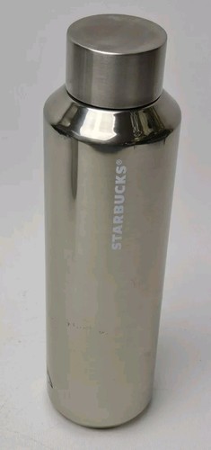 Starbucks 50th Anniversary Mermaid Silver Stainless Steel Water Bottle 20 oz - Picture 5 of 8