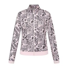 Genuine PING Womens Mesh Pattern Single Layer Zip-Up Jumper 