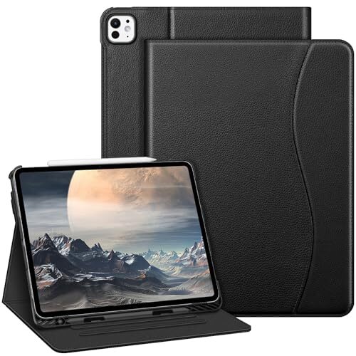 Folio Case for iPad Pro 13-inch (M4) 2024, Multi-Angle Viewing Black - Picture 2 of 7