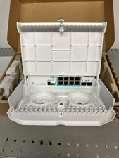 MicroTik netPower Lite 7R reverse PoE switch with Gigabit Ethernet and 10G SFP+