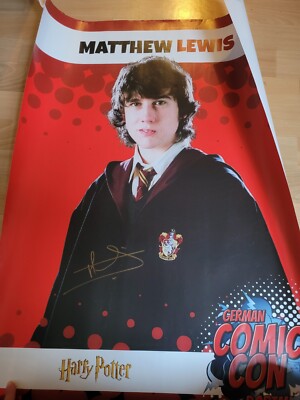 Autogramm Matthew Lewis auf Comic Con Poster