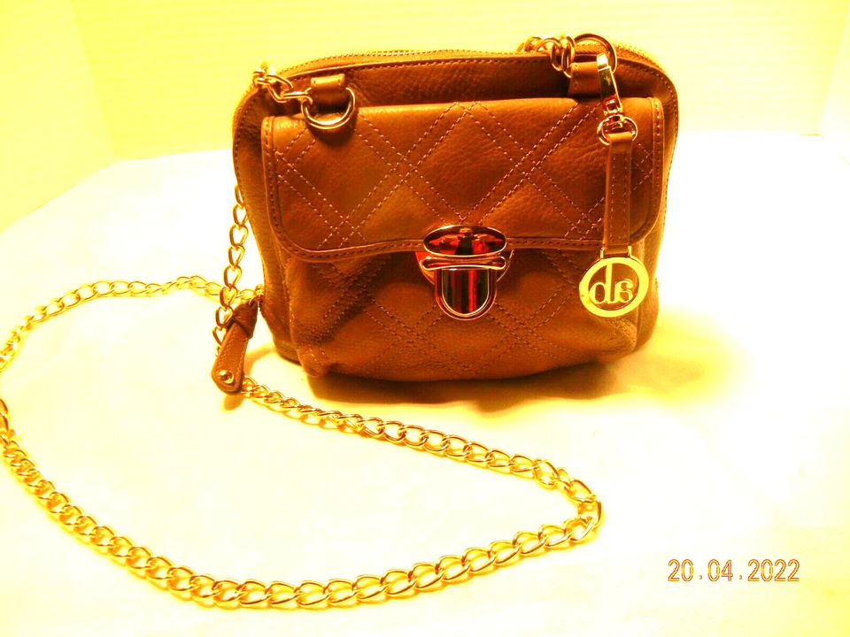 AUDREY BROOKE BANDOLERA BOLSO DE MANO CAMEL BRONCEADO PROFUNDO Foto 2 de 4