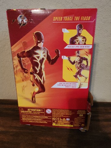 DC The Flash: SPEED FORCE THE FLASH 12" Action Figure! 20+ Sounds & Phrases! - Picture 6 of 6