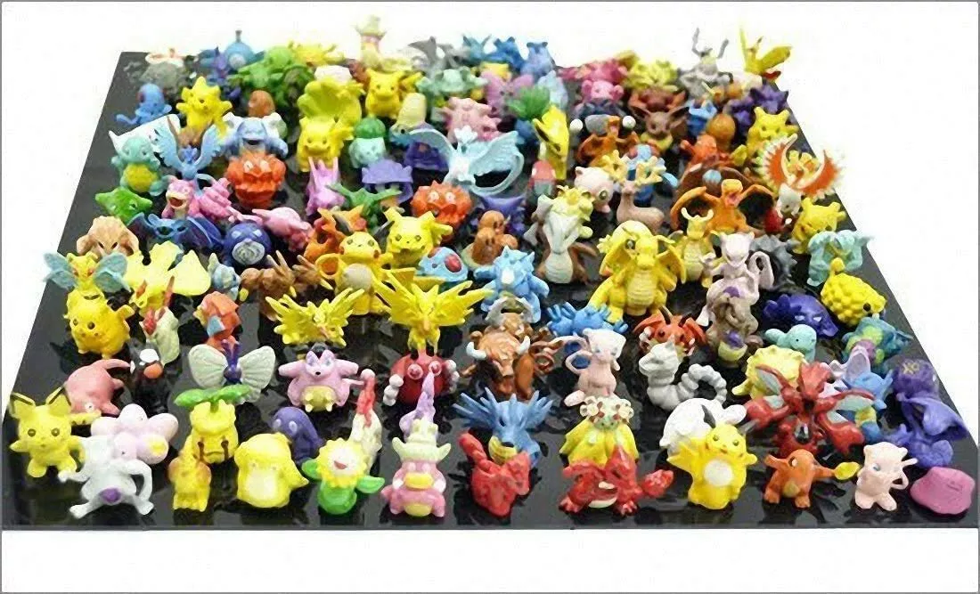 Lot De 24 Mini Figurine Pokemon Aléatoire