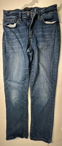 Pantalones de mezclilla Judy azul calce relajado para mujer talla 5/27 tiro medio - Imagen 2 de 5
