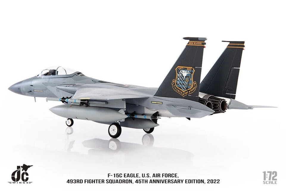 JC Wings 1/72 F-15C EAGLE U.S. AIR FORCE 493RD SQUADRON 45TH JCW-72-f15-023 - Image 2 of 3