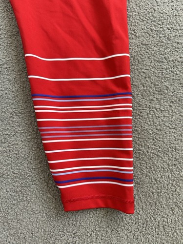 Gap Red Sportive Leggings Sz L - Picture 3 of 5