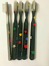 5-PACK FUN Vintage NEW Designer Toothbrush