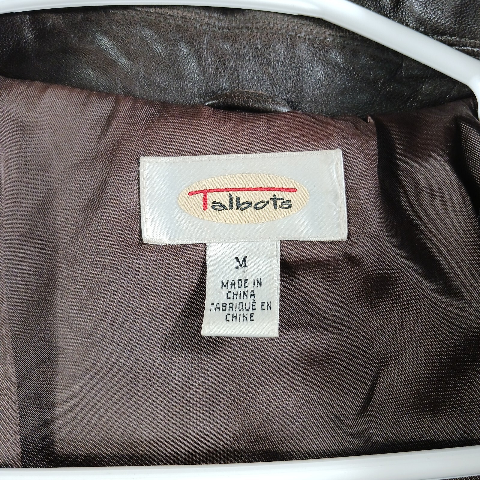 Talbots Jacket Womens Size Medium Brown Leather O… - image 11