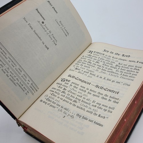 My Prayer Book Happiness in Goodness Father Lasance 1936 Gold Gilt Edges Vintage - Imagen 11 de 13