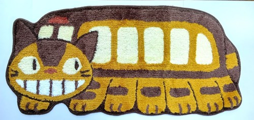 Studio Ghibli My Neighbor Totoro Cat Bus Bath Mat Carpet Non-Slip Soft Mat - Picture 1 of 8