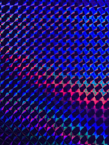 PRISM Schild Vinyl, holographisches 1/4" Mosaik, Farbe und Größe auswählen, Holo Quadrate - Bild 16 von 73