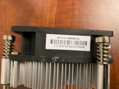 HP Prodesk EliteDesk 400 600 705 G3 G4 SFF Cooling Fan w/ Heatsink 908998-001 - Picture 4 of 4