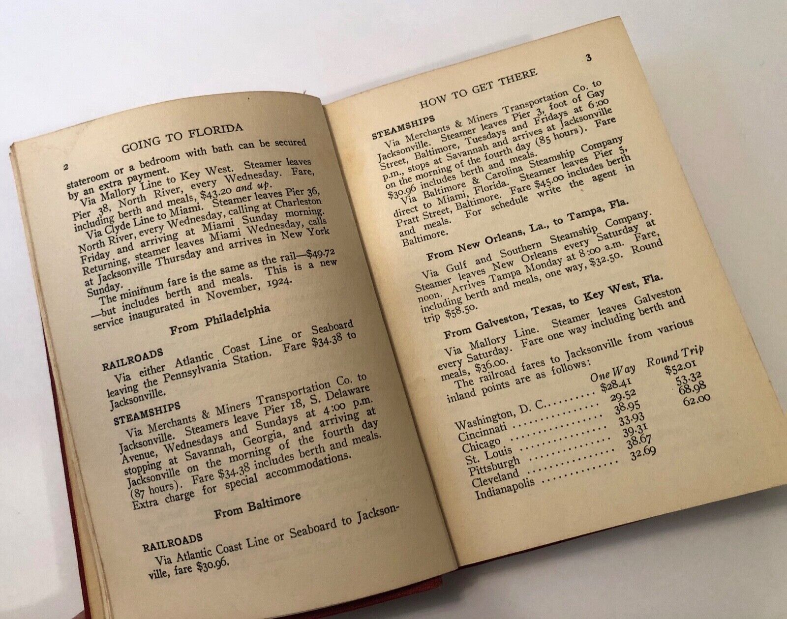 1925~GOING TO FLORIDA?~TRAVEL GUIDE~BOOK MAP~DUNBAUGH FIRST EDITION ILLUSTRATED Specjalna cena akcji