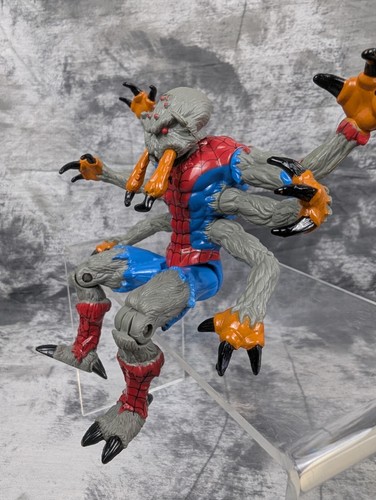 Man-Spider Marvel ToyBiz 1995 Spider-Man Animated Series Near Complete No Pin - Picture 14 of 14