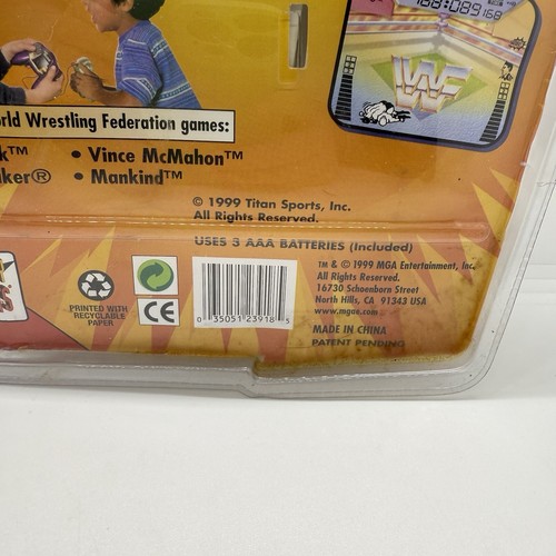 1999 MGA Entertainment WWF Virtual Face Off Stone Cold Steve Austin Video Game - Picture 5 of 5