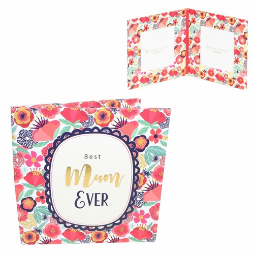 Breton Collection Paperwrap Folding Double Frame - Mum OR Nan - Picture 2 of 7