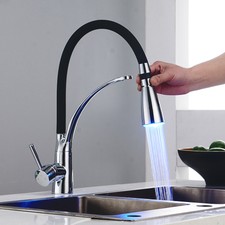 360 Rotation Swivel Spout Led Kitchen Sink Mixer Taps Pull Out 360 Rotation Swivel Spout Led Kitchen Sink Mixer Taps Pull Out Spray Basin Tap
