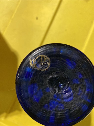 mundgeblasene Kunstglas Vase - Bild 7 von 9