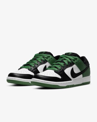 Nike SB Dunk Low Pro ''Classic Green'' Herren Sneaker Uk Größe 9 EUR 44 BQ6817 302