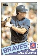 1985 Topps #320 Dale Murphy - Atlanta Braves