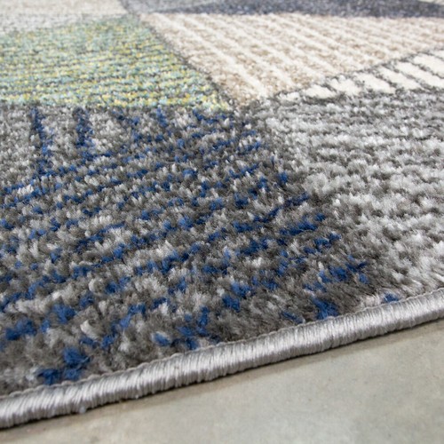 Modern Sage Green Rugs Small Large Emerald Shaggy Rugs Geometric Living Rooms - Picture 37 of 49