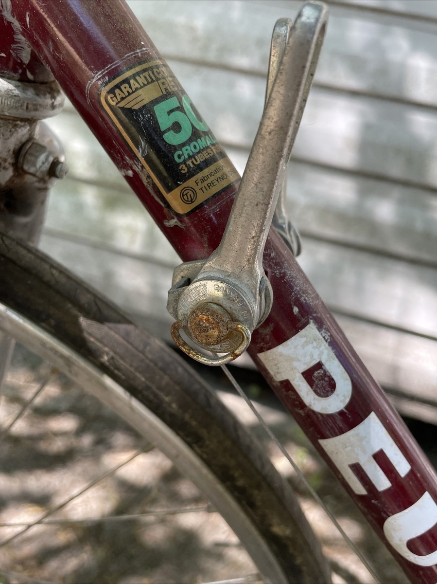 Peugeot 501 race Bicycle Vintage mavic wheelset france; 1965