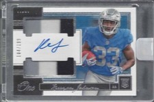 KERRYON JOHNSON 2018 PANINI ONE DUAL 3 COLOR PATCH ON CARD AUTO RC #D 104/199