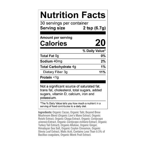 Beyond Brew Mushroom Superfood Coffee Prebiotics & Probiotics, 30 Servings, 7 oz - Picture 5 of 7