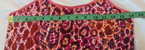 Wet Seal Vestito Donna Senza Maniche L Spaghetti Strap Rosa e Arancione - Foto 11 di 11