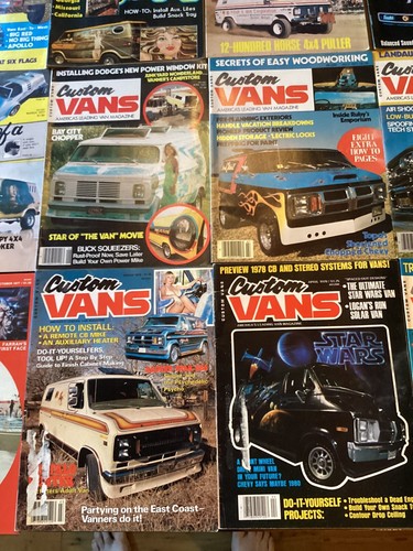 CUSTOM VANS Magazine Lot Of 22 Includes PREMIERE ISSUE And STAR WARS nice Lot! - Picture 7 of 15