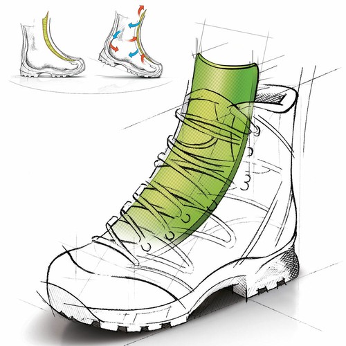 Meindl Air Revolution 4.1 Lady Women's Hiking Boots Gore-Tex Waterproof Boots - Picture 4 of 4