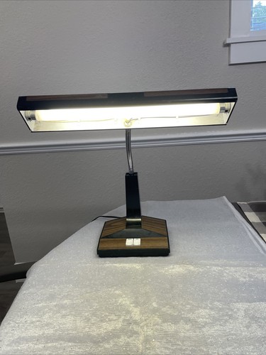 VTG Goose Neck Desk Lamp Interworld Entrp 402 Retro Industrial Work - Picture 2 of 8