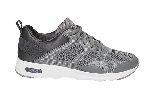 Brandneu Fila Lt. grau Memory Foam Rahmen V6 Sport-Laufschuhe - Bild 2 von 4