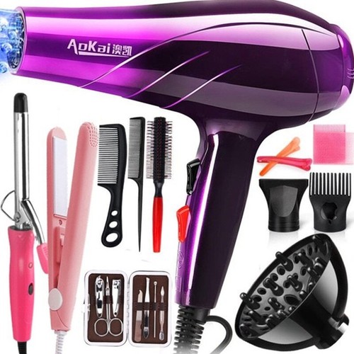 220V Household Hair Dryer High Power 2200W Electric Hair Dryer Hairdressing - Picture 2 of 29