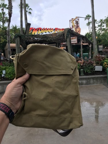 Bandolera Mensajero Indiana Jones Parques Disney Bandolera Algodón Lona Bolso Nuevo con Etiquetas - Imagen 6 de 12