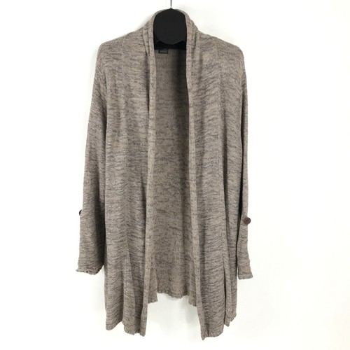 Cárdigan Eddie Bauer Longline tejido para mujer Plus XXL elástico 100 % algodón informal - Imagen 1 de 11