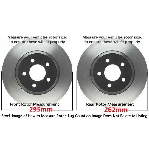 Front & Rear Drilled Rotors + Brake Pads for Dodge Avenger Caliber Jeep