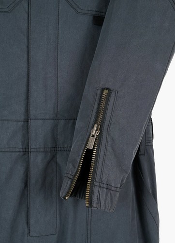Men's ZARA SRPLS Jumpsuit boiler suit overalls SMALL TO MEDIUM Pilot navy S M - Picture 7 of 10